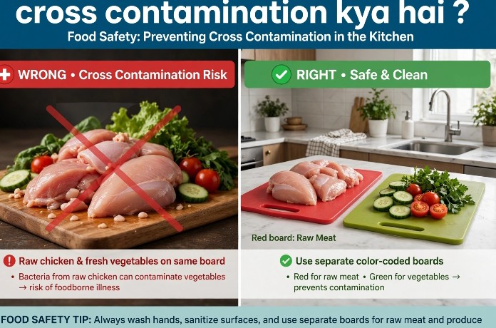 Cross Contamination kya hai होटल किचन का वो जहर जो दिखता नहीं – एक Chef की जुबानी