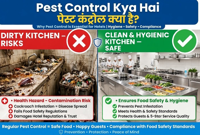 Pest Control Kya Hai? किचन में कॉकरोच और चूहों से छुटकारा पाने का मेरे 12 साल का अनुभवी FSSAI तरीका